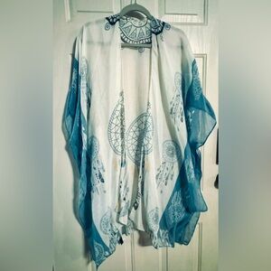 Shyanne Women’s Sheer Shawl- Dreamcatcher print - Western Cape